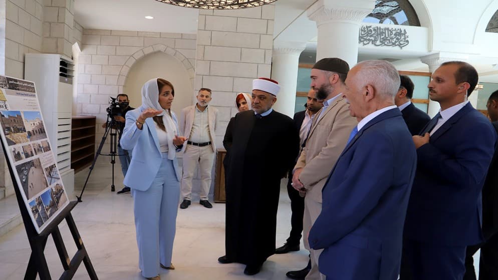 افتتاح مشروع الإعمار الهاشمي الرابع للمسجد الحسيني في عمّان