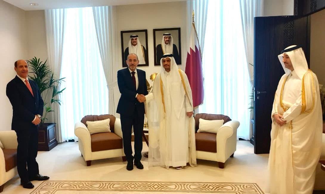 الصفدي في الدوحة لبحث جهود وقف العدوان على غزة