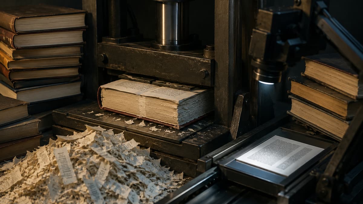 أمازون تدمر كتبًا نادرة لتدريب نماذج الذكاء الاصطناعي